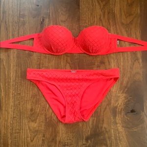 Strapless swimsuit from aerie